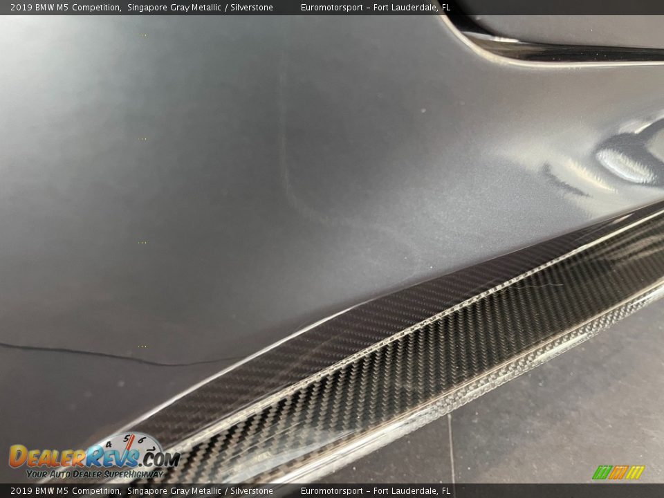 2019 BMW M5 Competition Singapore Gray Metallic / Silverstone Photo #24