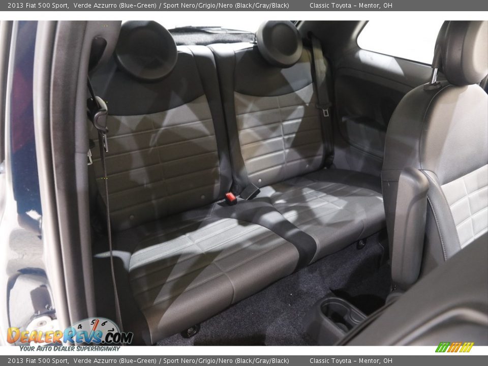 2013 Fiat 500 Sport Verde Azzurro (Blue-Green) / Sport Nero/Grigio/Nero (Black/Gray/Black) Photo #15