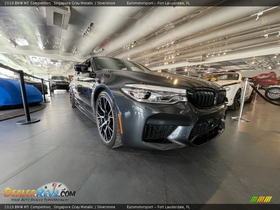 2019 BMW M5 Competition Singapore Gray Metallic / Silverstone Photo #26