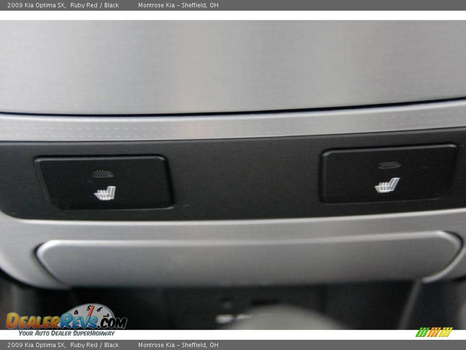 2009 Kia Optima SX Ruby Red / Black Photo #20