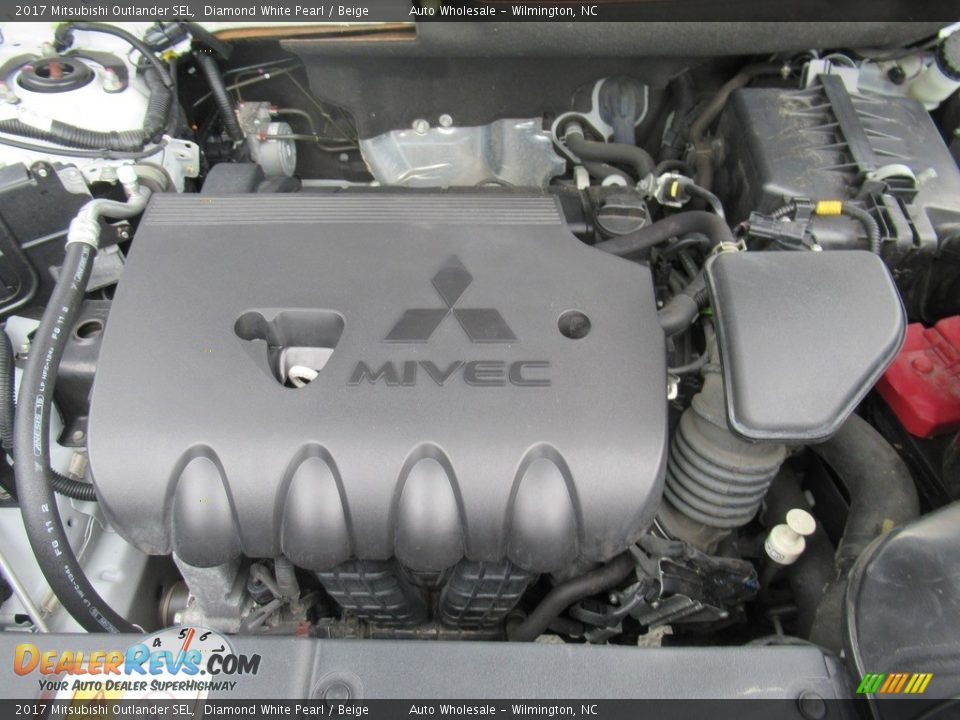 2017 Mitsubishi Outlander SEL 2.4 Liter DOHC 16-Valve MIVEC 4 Cylinder Engine Photo #6