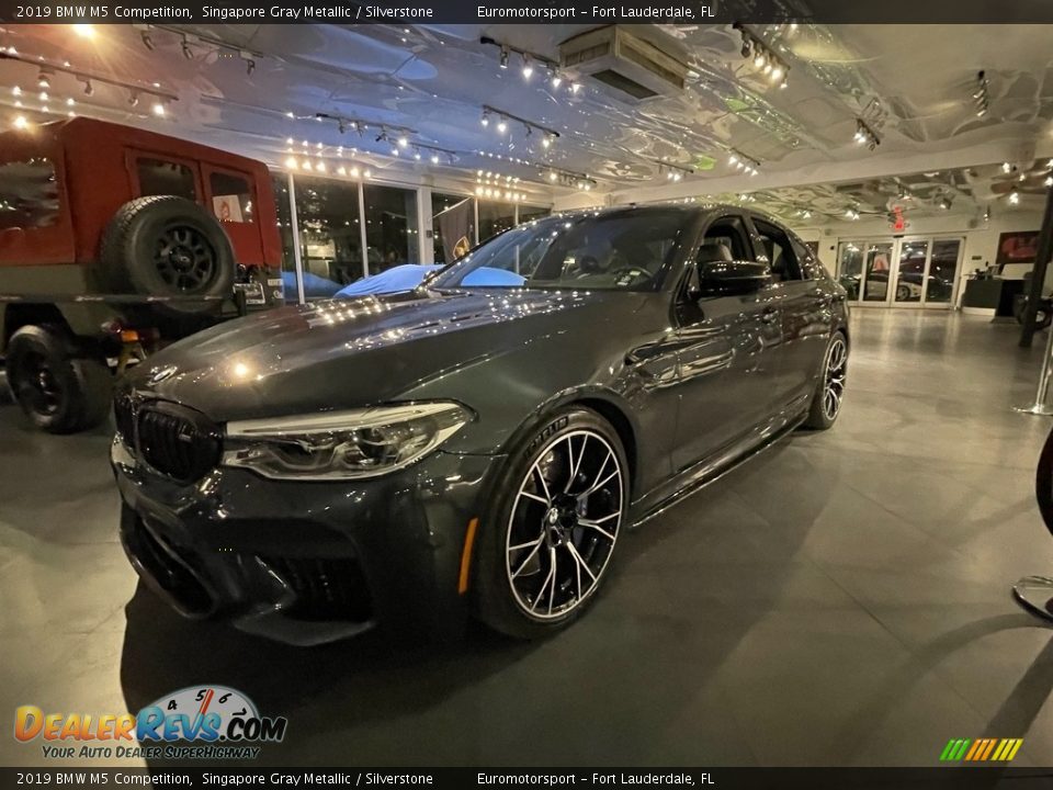 2019 BMW M5 Competition Singapore Gray Metallic / Silverstone Photo #29