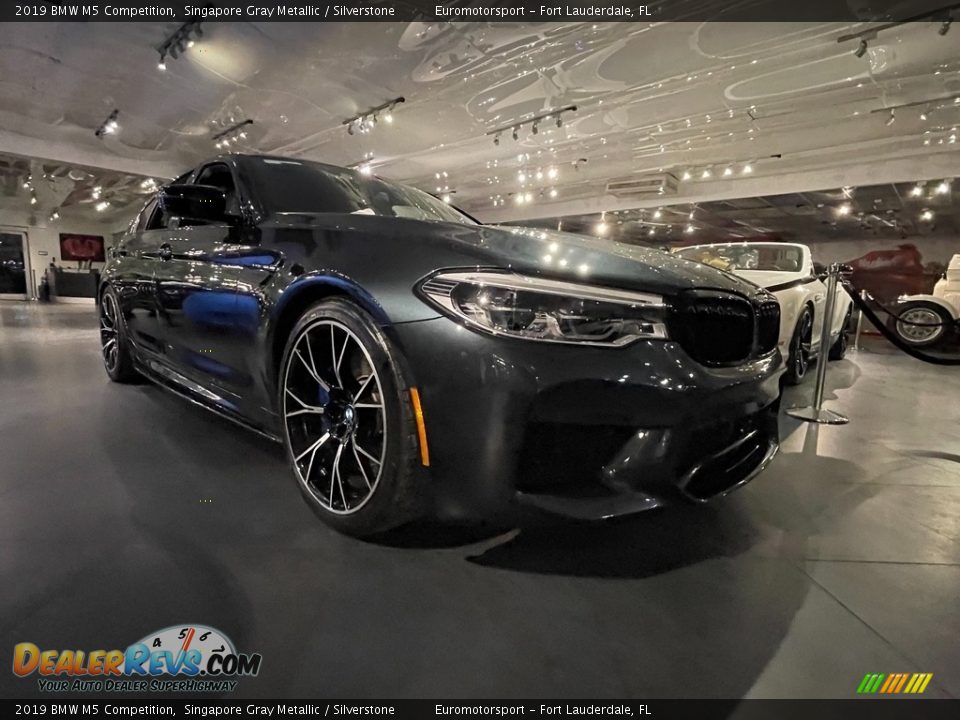 2019 BMW M5 Competition Singapore Gray Metallic / Silverstone Photo #31
