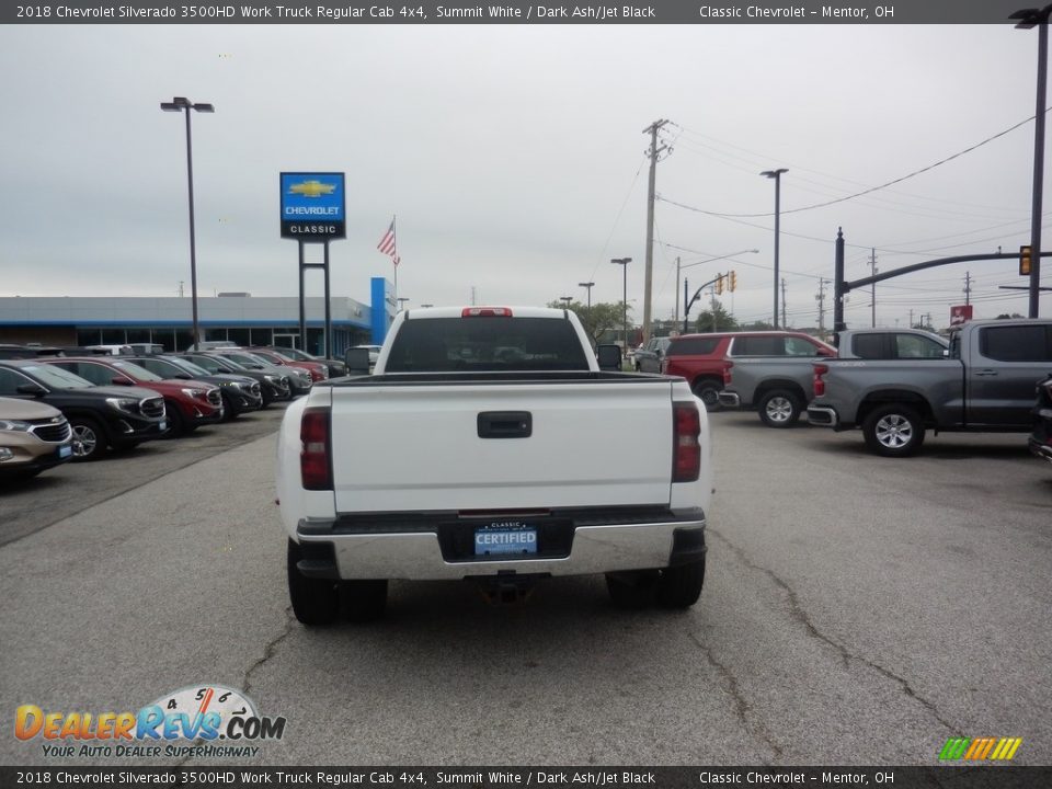 2018 Chevrolet Silverado 3500HD Work Truck Regular Cab 4x4 Summit White / Dark Ash/Jet Black Photo #2