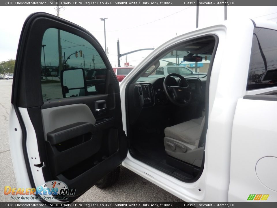 2018 Chevrolet Silverado 3500HD Work Truck Regular Cab 4x4 Summit White / Dark Ash/Jet Black Photo #7