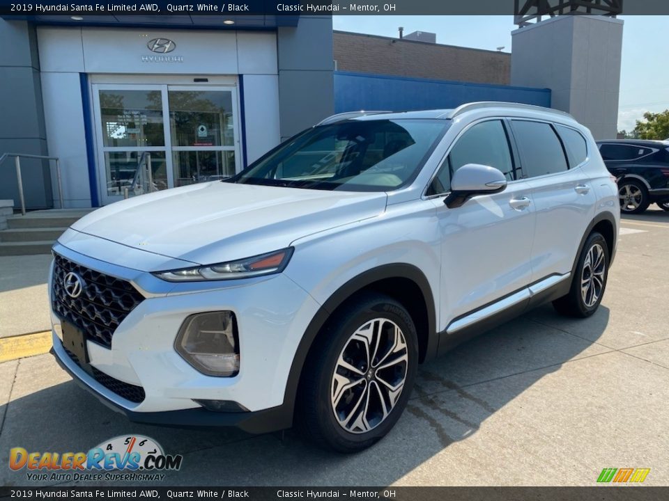 2019 Hyundai Santa Fe Limited AWD Quartz White / Black Photo #1