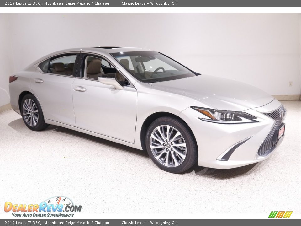 2019 Lexus ES 350 Moonbeam Beige Metallic / Chateau Photo #1