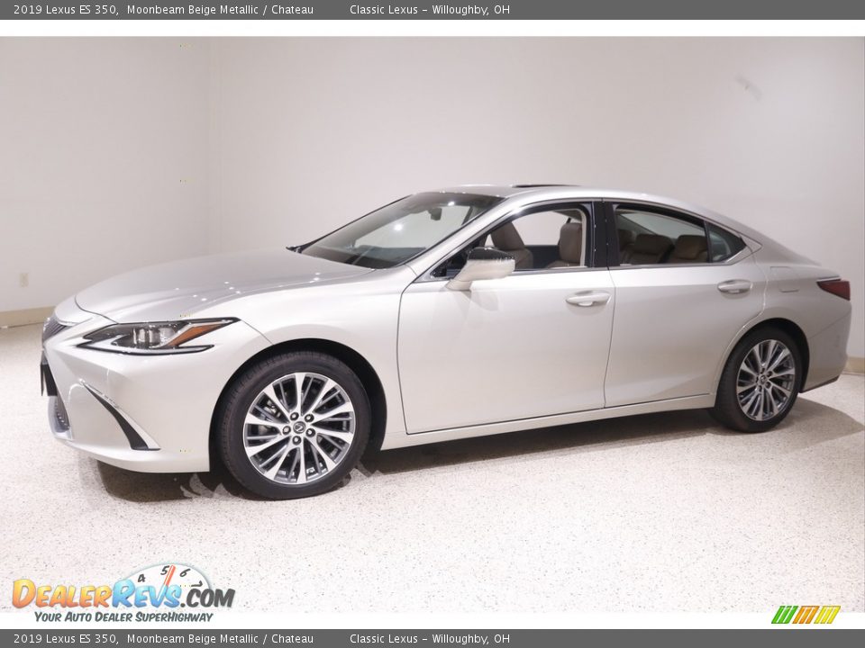 2019 Lexus ES 350 Moonbeam Beige Metallic / Chateau Photo #3