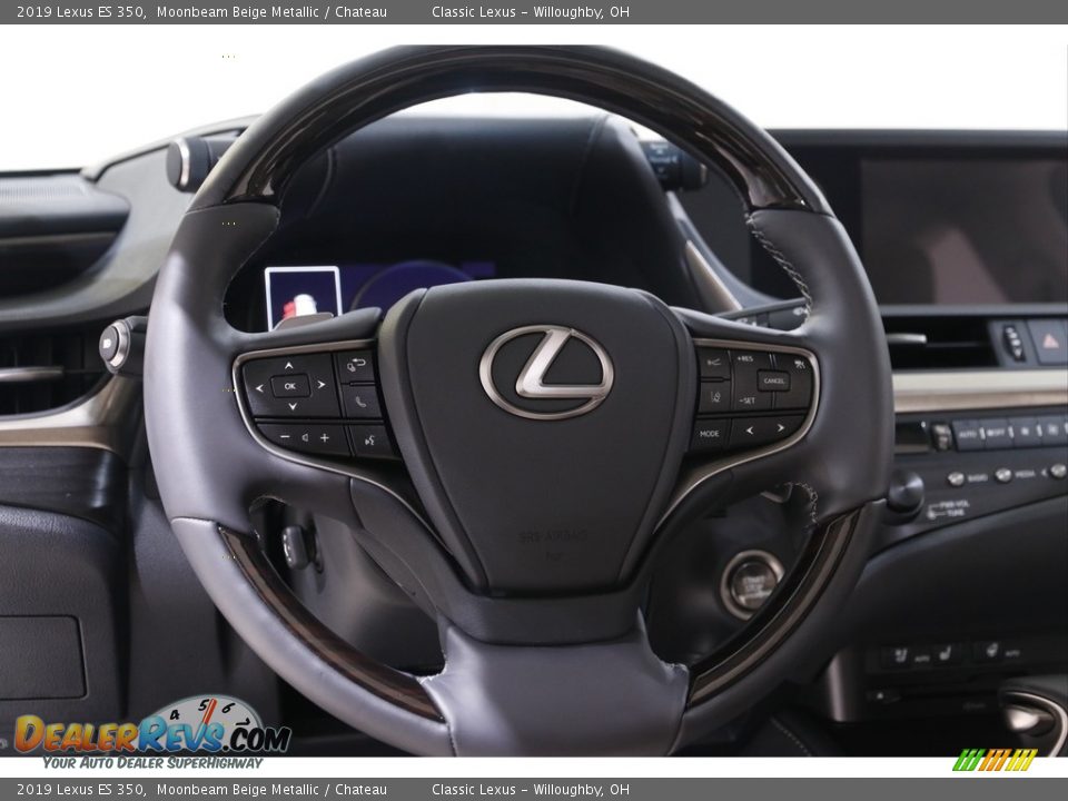 2019 Lexus ES 350 Moonbeam Beige Metallic / Chateau Photo #7