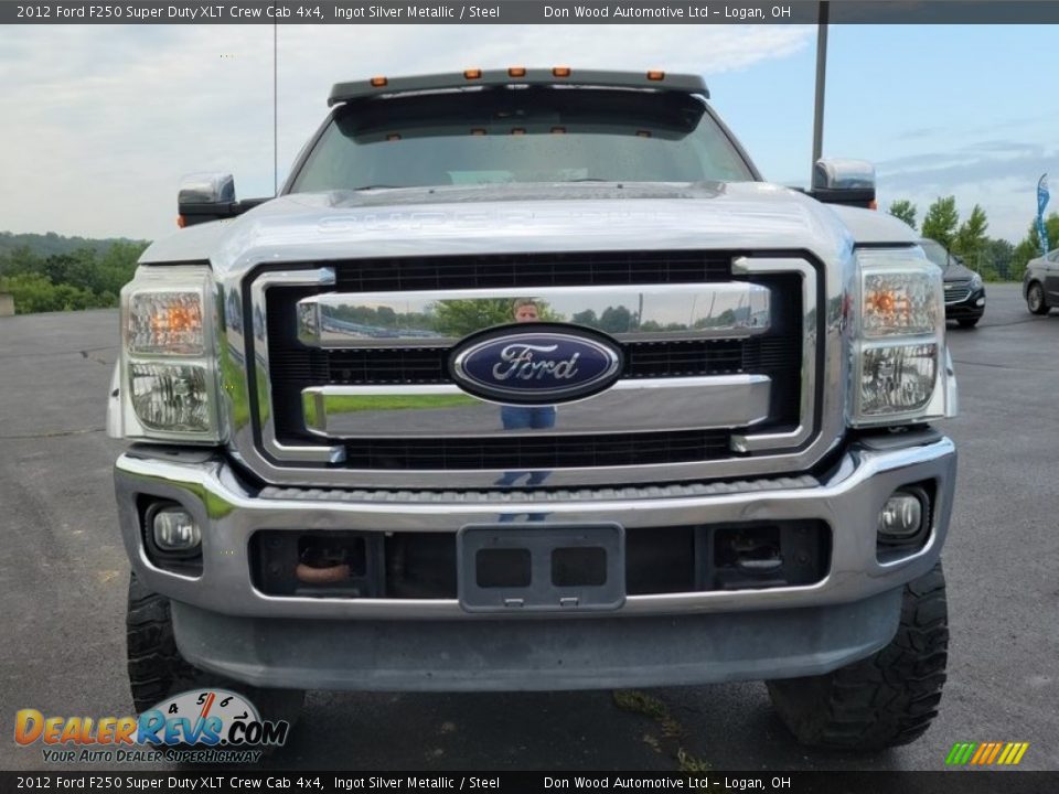 2012 Ford F250 Super Duty XLT Crew Cab 4x4 Ingot Silver Metallic / Steel Photo #2