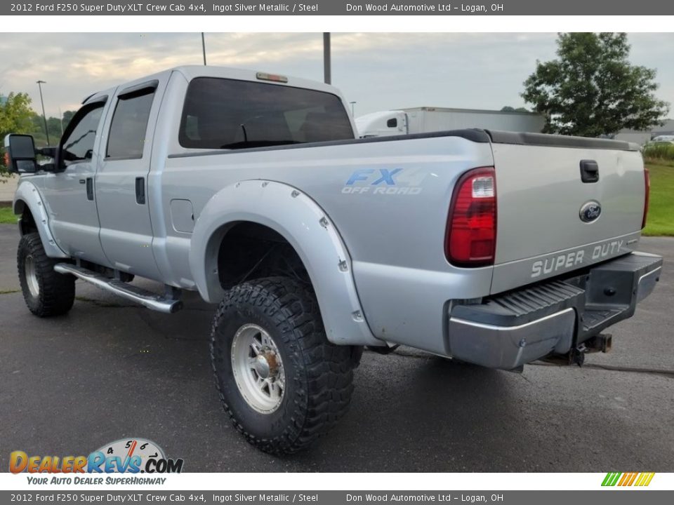 2012 Ford F250 Super Duty XLT Crew Cab 4x4 Ingot Silver Metallic / Steel Photo #5