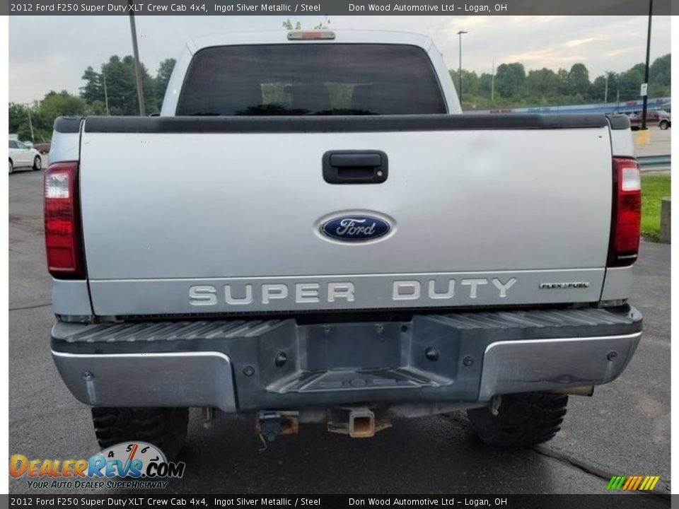 2012 Ford F250 Super Duty XLT Crew Cab 4x4 Ingot Silver Metallic / Steel Photo #6