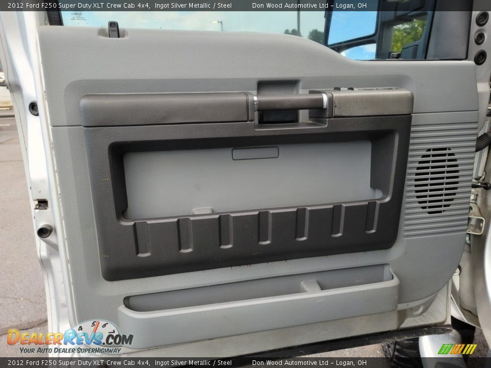 2012 Ford F250 Super Duty XLT Crew Cab 4x4 Ingot Silver Metallic / Steel Photo #12