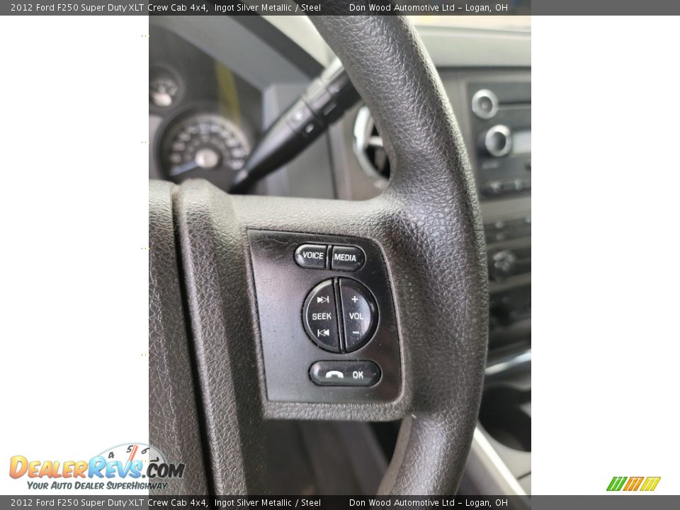 2012 Ford F250 Super Duty XLT Crew Cab 4x4 Ingot Silver Metallic / Steel Photo #18