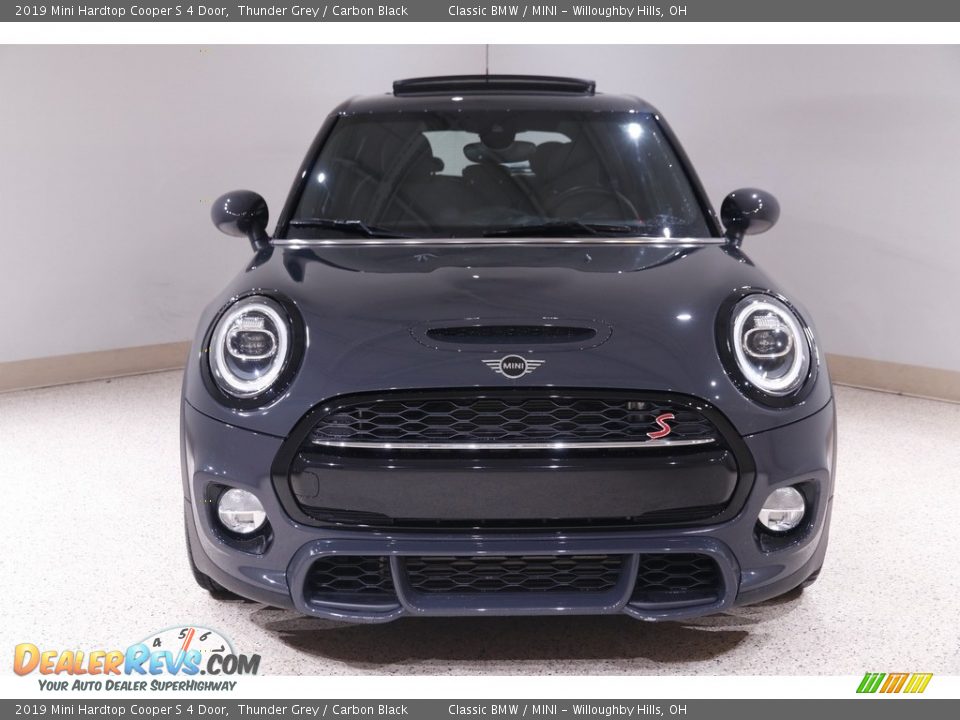 2019 Mini Hardtop Cooper S 4 Door Thunder Grey / Carbon Black Photo #2