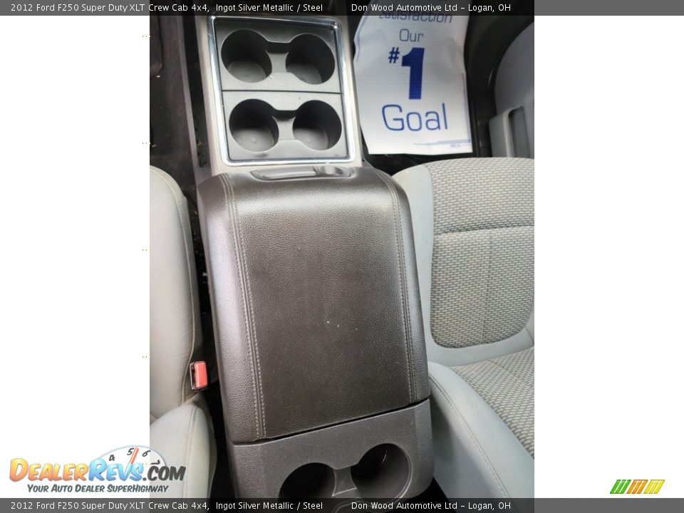 2012 Ford F250 Super Duty XLT Crew Cab 4x4 Ingot Silver Metallic / Steel Photo #20
