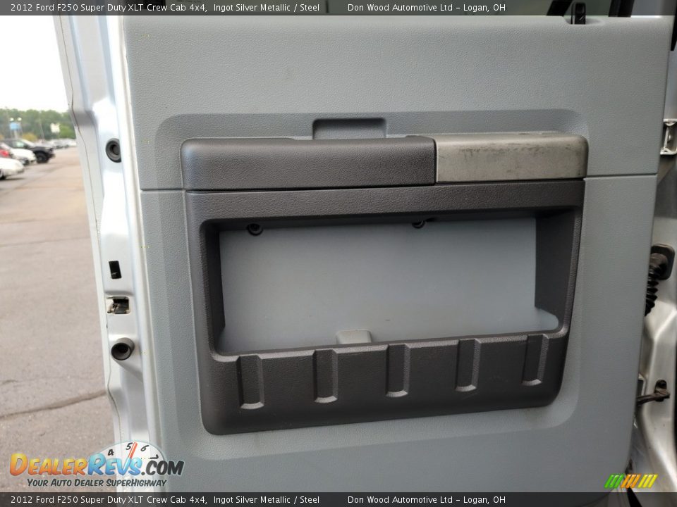 2012 Ford F250 Super Duty XLT Crew Cab 4x4 Ingot Silver Metallic / Steel Photo #22