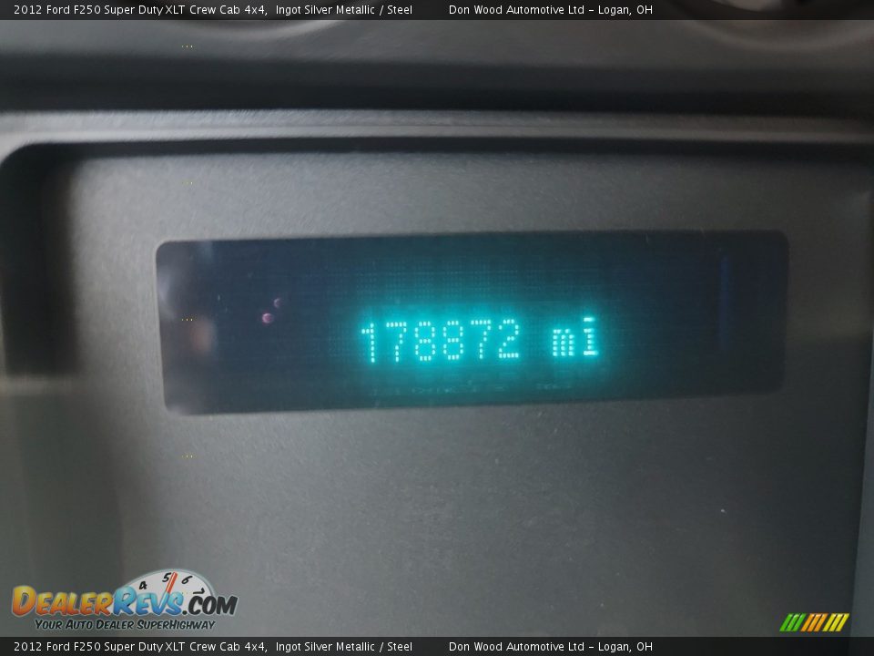 2012 Ford F250 Super Duty XLT Crew Cab 4x4 Ingot Silver Metallic / Steel Photo #28