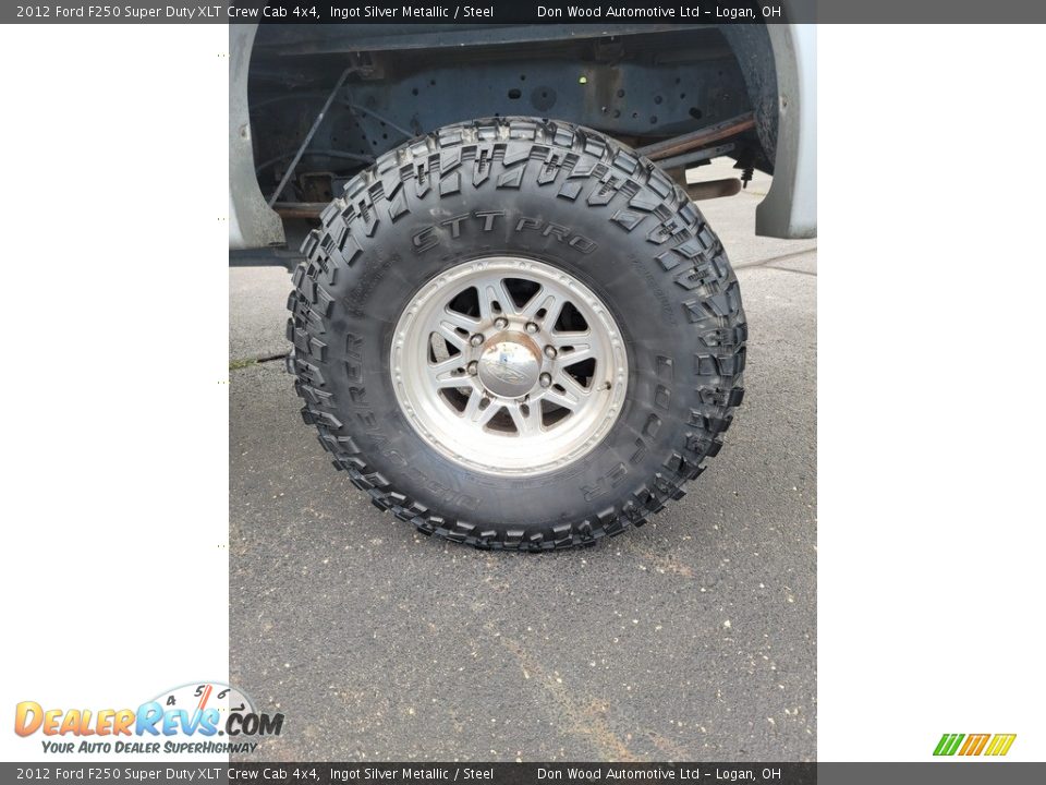 2012 Ford F250 Super Duty XLT Crew Cab 4x4 Ingot Silver Metallic / Steel Photo #29