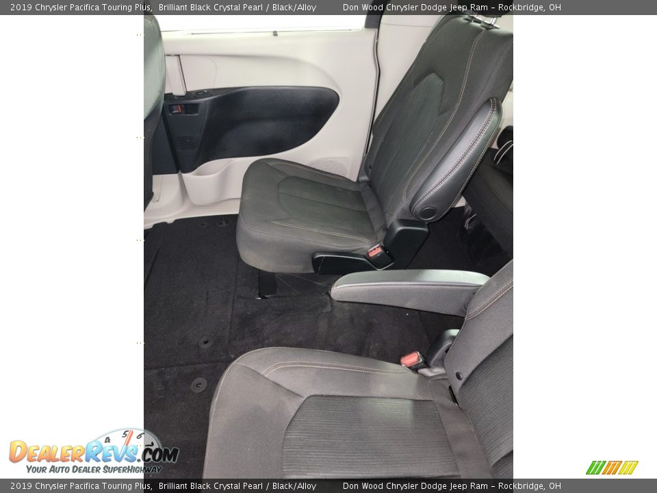 2019 Chrysler Pacifica Touring Plus Brilliant Black Crystal Pearl / Black/Alloy Photo #25