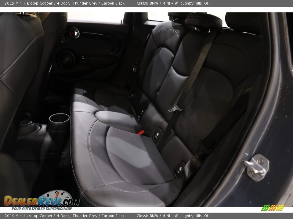 2019 Mini Hardtop Cooper S 4 Door Thunder Grey / Carbon Black Photo #18