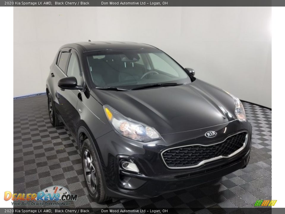 2020 Kia Sportage LX AWD Black Cherry / Black Photo #4