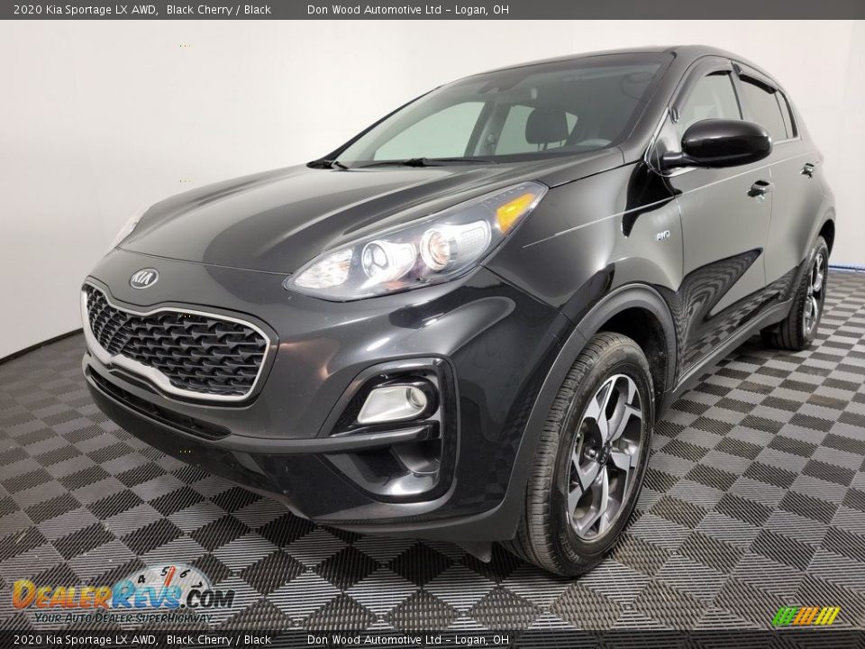 2020 Kia Sportage LX AWD Black Cherry / Black Photo #6