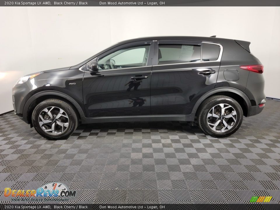 2020 Kia Sportage LX AWD Black Cherry / Black Photo #7