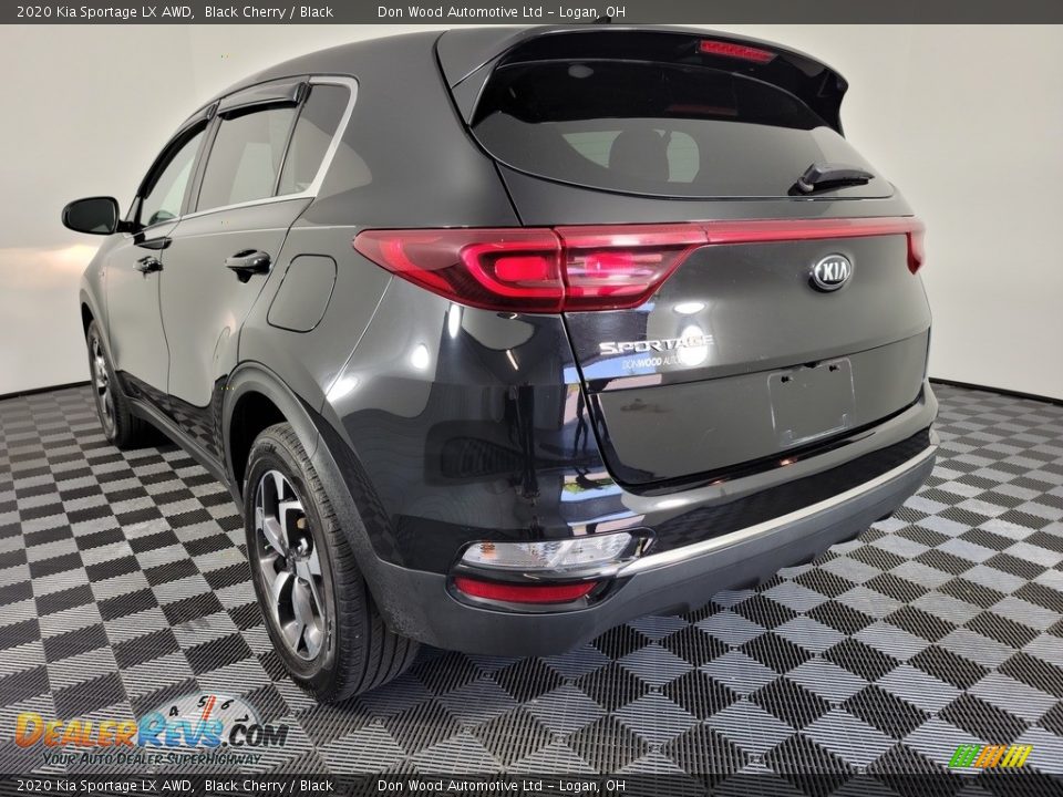 2020 Kia Sportage LX AWD Black Cherry / Black Photo #8