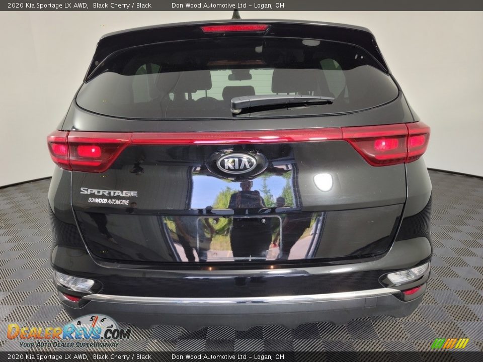 2020 Kia Sportage LX AWD Black Cherry / Black Photo #9