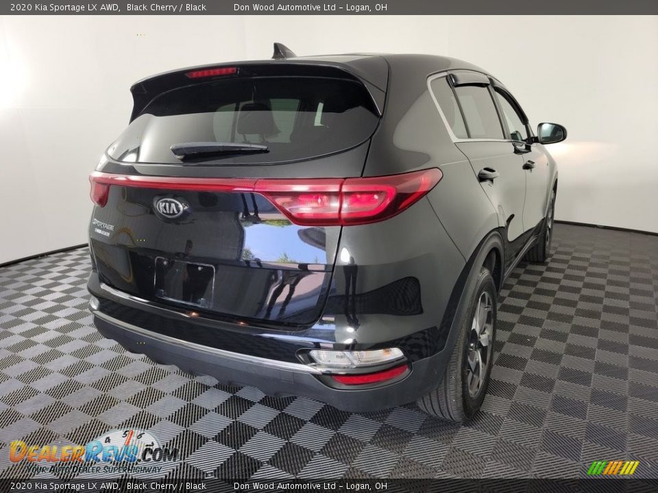 2020 Kia Sportage LX AWD Black Cherry / Black Photo #10