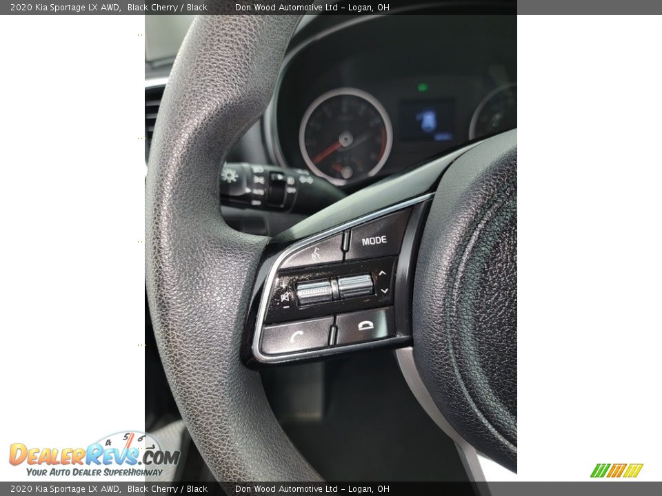 2020 Kia Sportage LX AWD Black Cherry / Black Photo #19