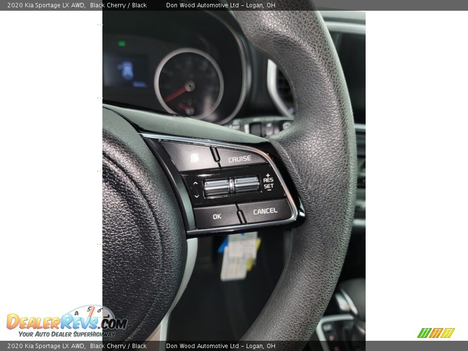 2020 Kia Sportage LX AWD Black Cherry / Black Photo #20