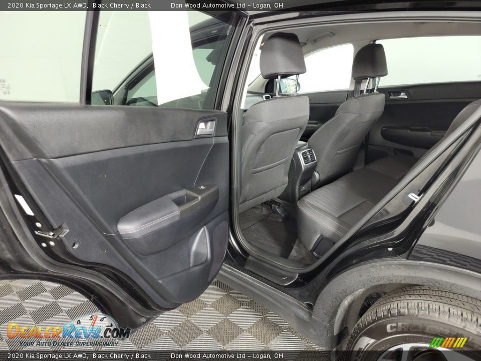 2020 Kia Sportage LX AWD Black Cherry / Black Photo #23