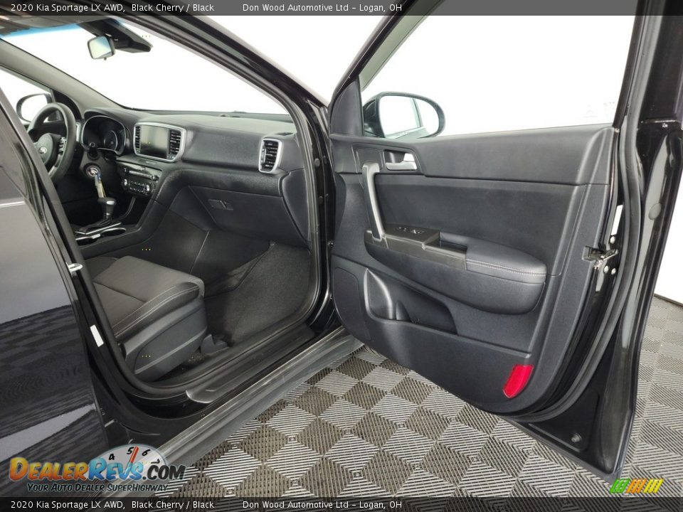 2020 Kia Sportage LX AWD Black Cherry / Black Photo #26