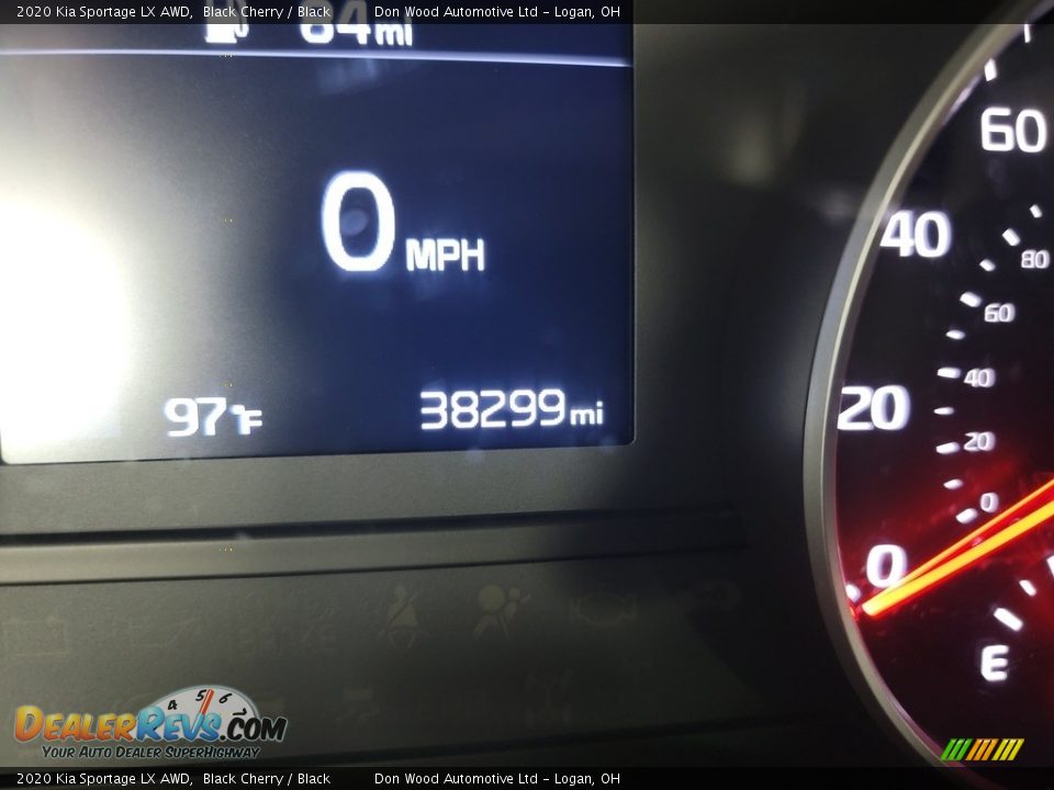 2020 Kia Sportage LX AWD Black Cherry / Black Photo #31