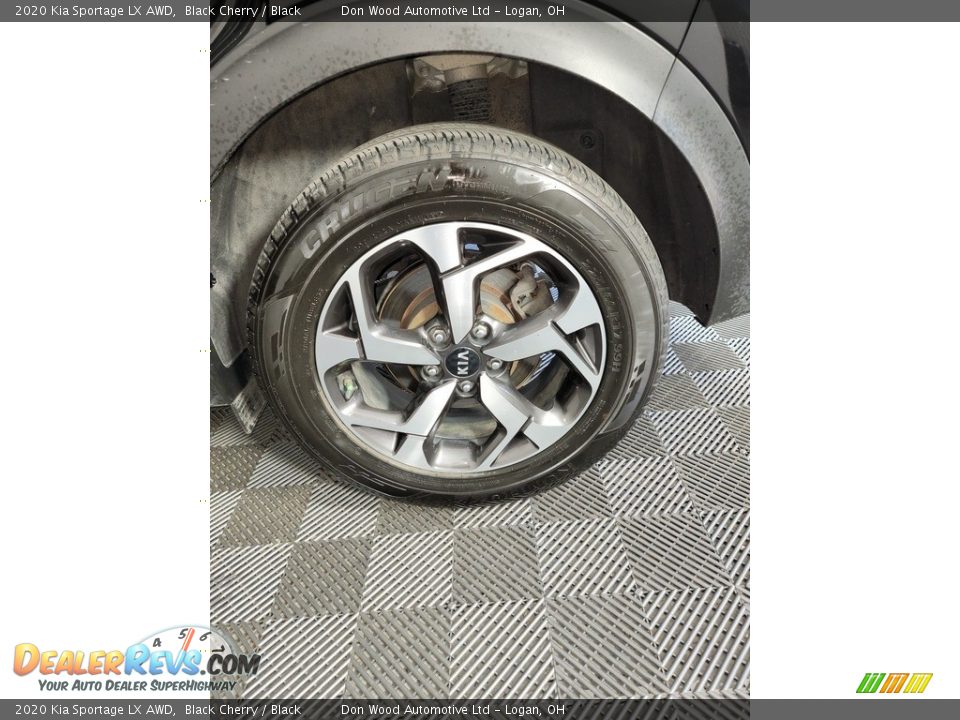 2020 Kia Sportage LX AWD Black Cherry / Black Photo #32