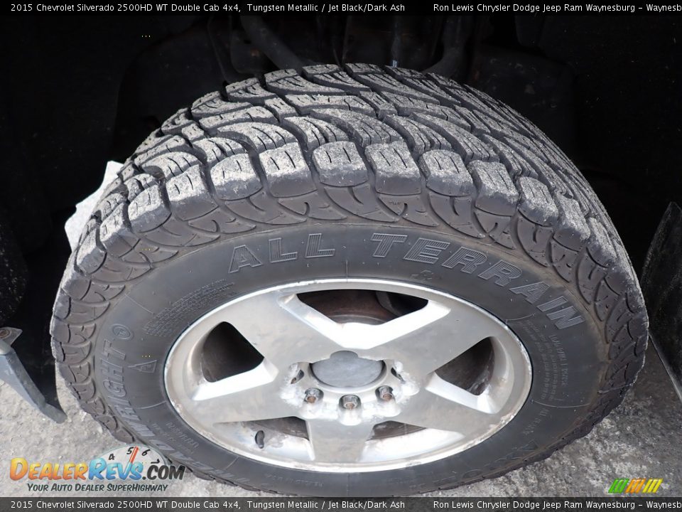 2015 Chevrolet Silverado 2500HD WT Double Cab 4x4 Tungsten Metallic / Jet Black/Dark Ash Photo #2