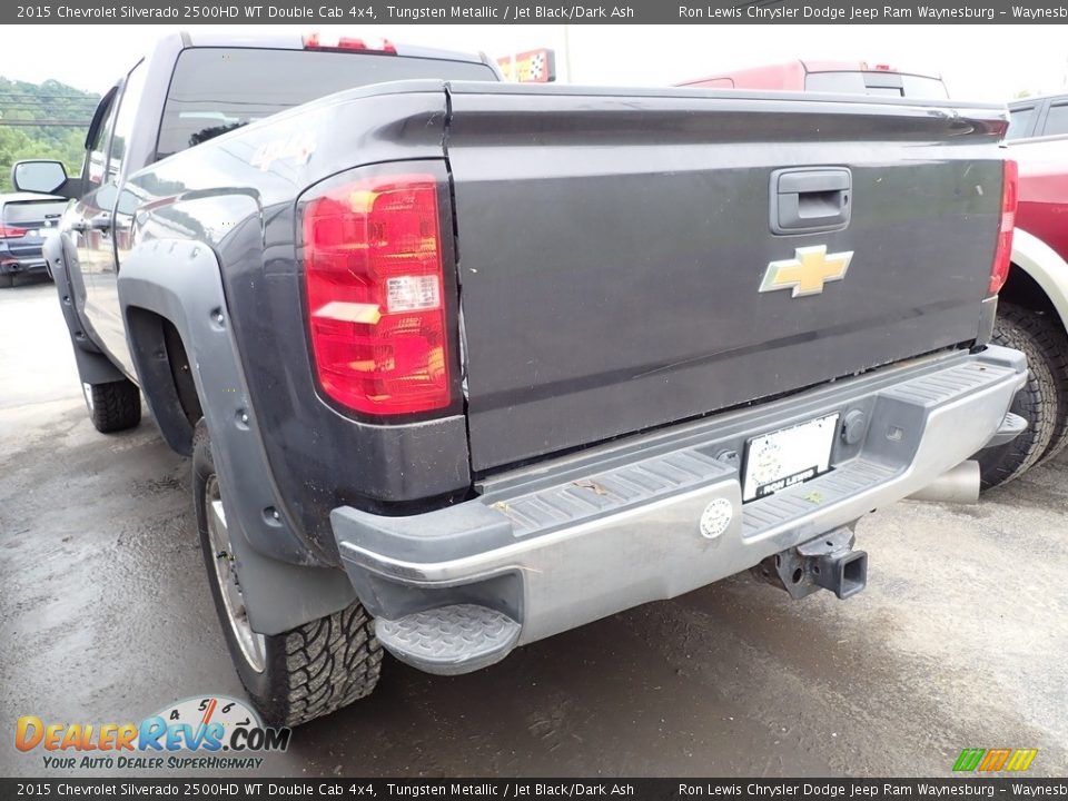 2015 Chevrolet Silverado 2500HD WT Double Cab 4x4 Tungsten Metallic / Jet Black/Dark Ash Photo #3