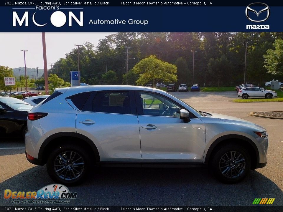 2021 Mazda CX-5 Touring AWD Sonic Silver Metallic / Black Photo #1