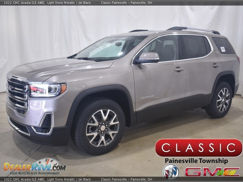 2022 GMC Acadia SLE AWD Light Stone Metallic / Jet Black Photo #1