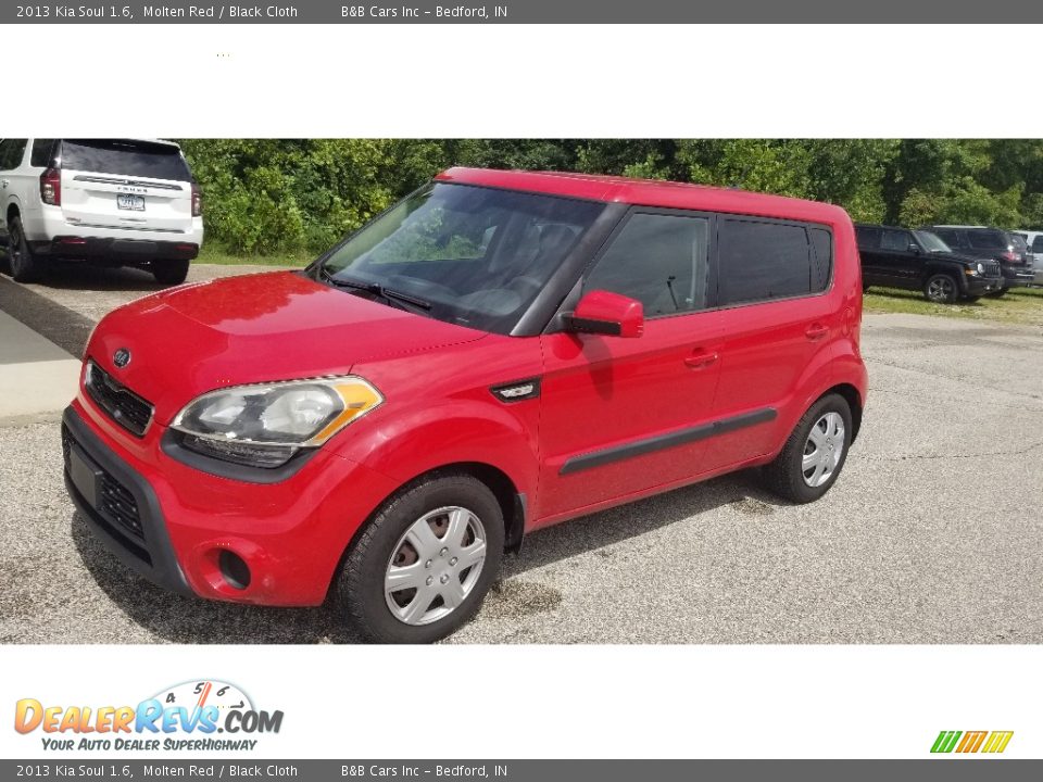 2013 Kia Soul 1.6 Molten Red / Black Cloth Photo #1