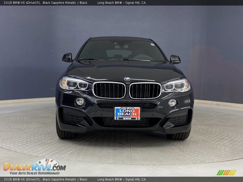 2018 BMW X6 sDrive35i Black Sapphire Metallic / Black Photo #2