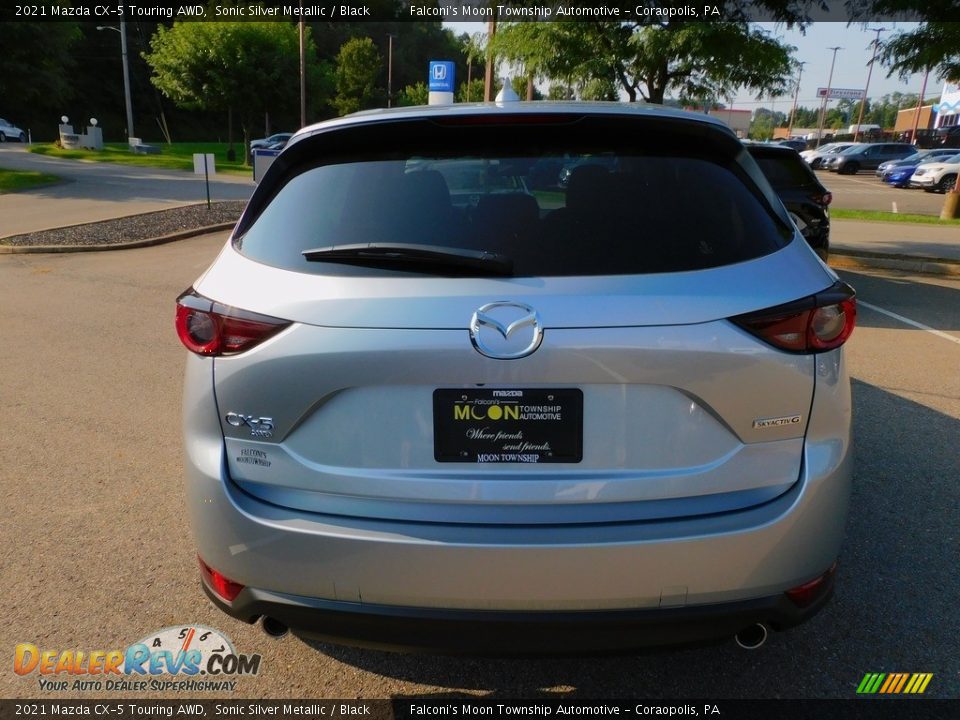 2021 Mazda CX-5 Touring AWD Sonic Silver Metallic / Black Photo #3