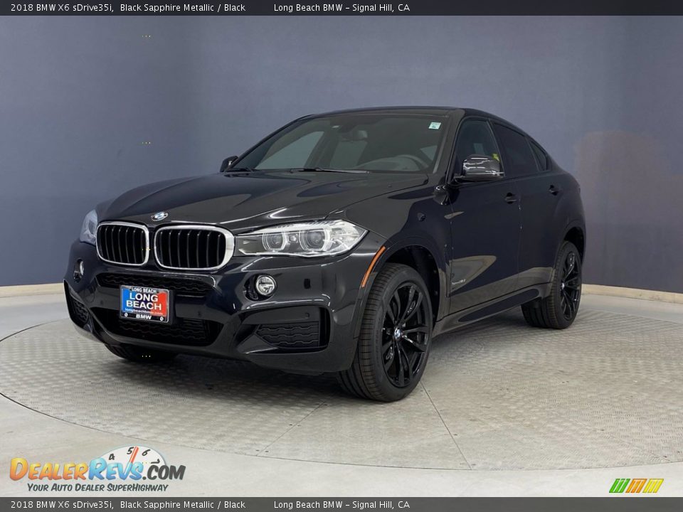 2018 BMW X6 sDrive35i Black Sapphire Metallic / Black Photo #3