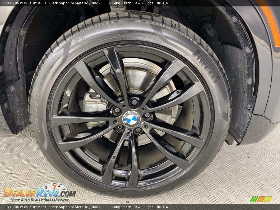 2018 BMW X6 sDrive35i Black Sapphire Metallic / Black Photo #6