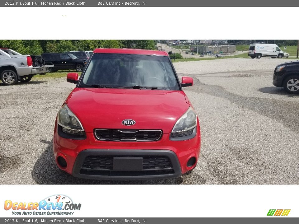 2013 Kia Soul 1.6 Molten Red / Black Cloth Photo #8