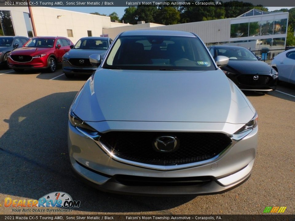 2021 Mazda CX-5 Touring AWD Sonic Silver Metallic / Black Photo #8