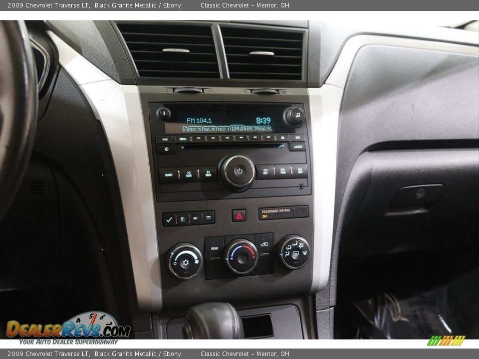 2009 Chevrolet Traverse LT Black Granite Metallic / Ebony Photo #9