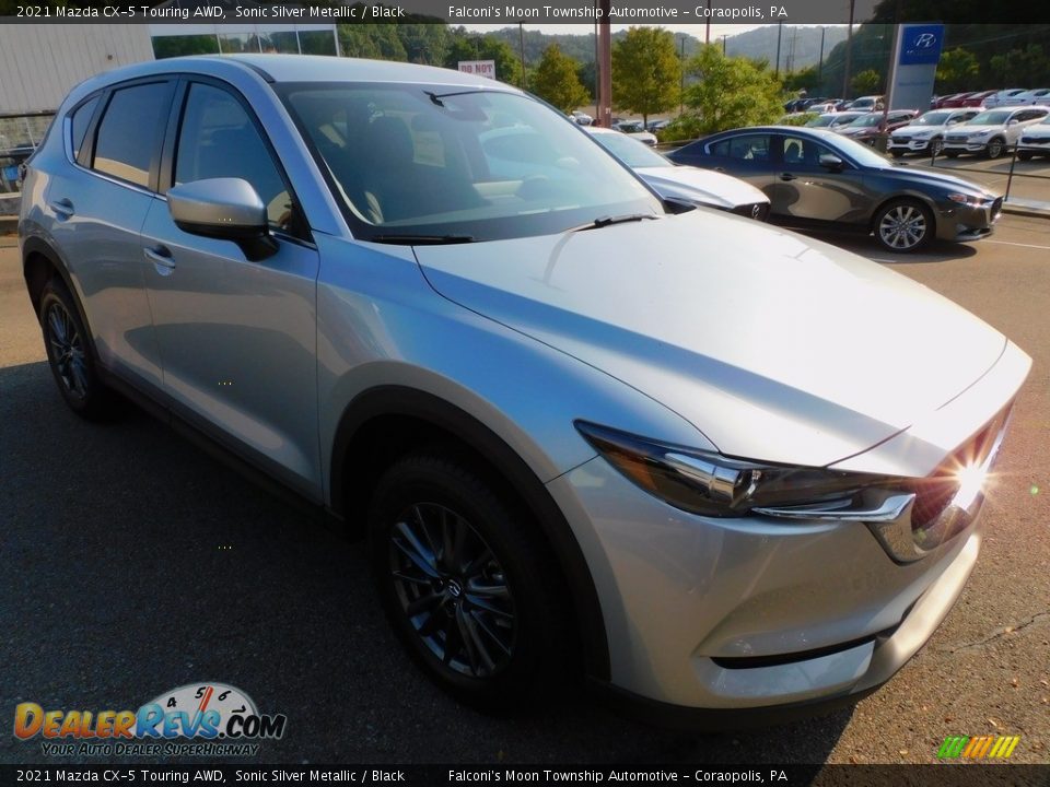 2021 Mazda CX-5 Touring AWD Sonic Silver Metallic / Black Photo #9